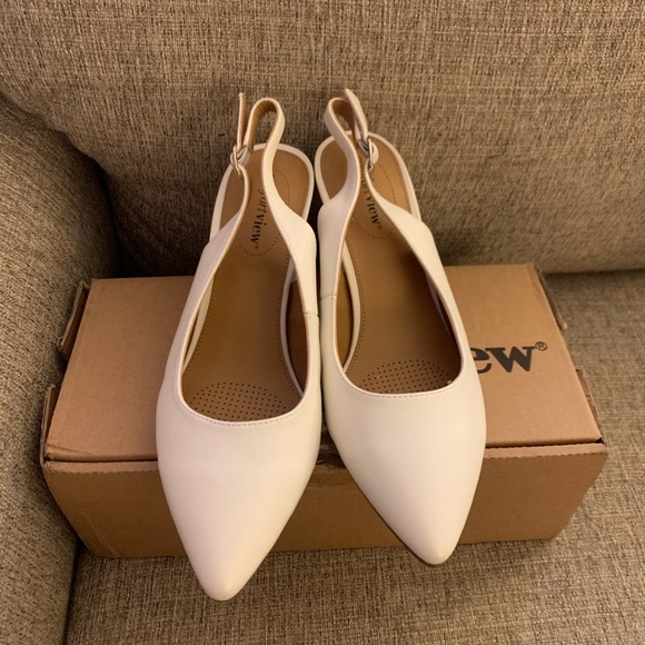 Comfortview white heels - Picture 2 of 5